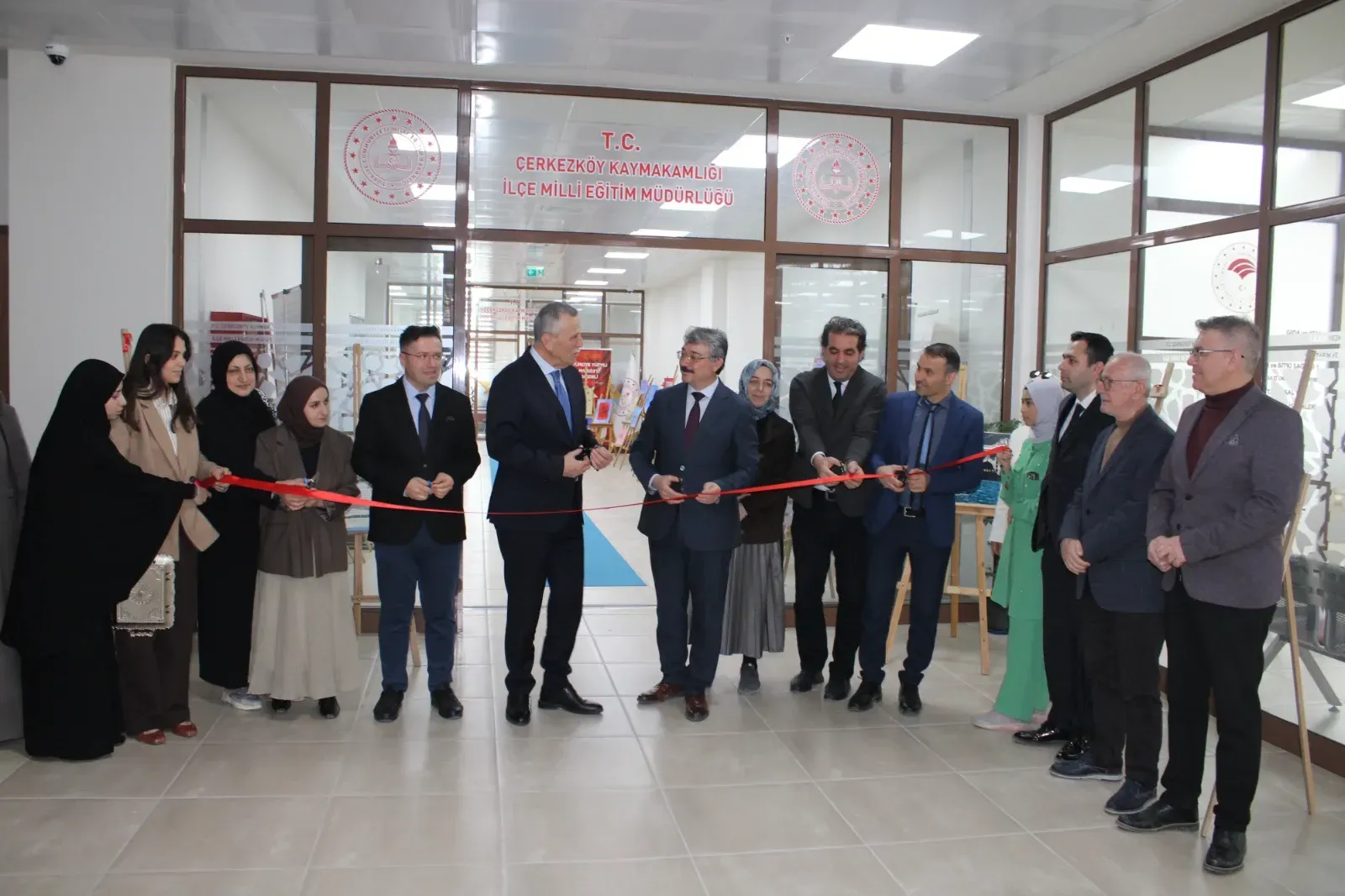 Çerkezköy'de kursiyerlerin eserleri beğeniye sunuldu