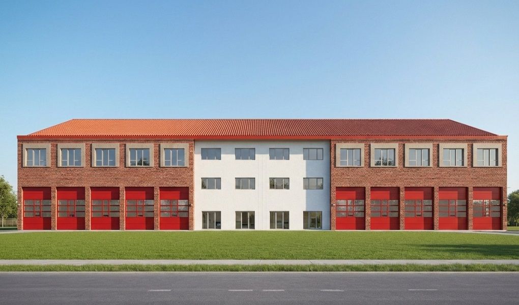 Çerkezköy İtfaiye İstasyonu yükseliyor