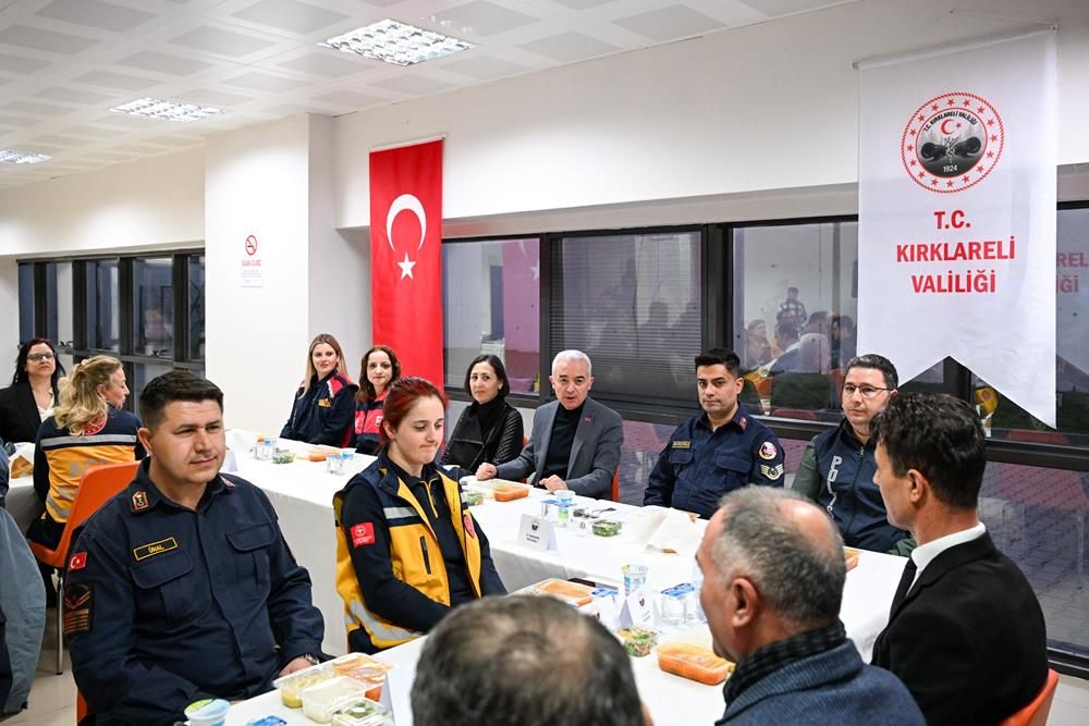 Vali Turan, 112 personeli ile iftarda buluştu