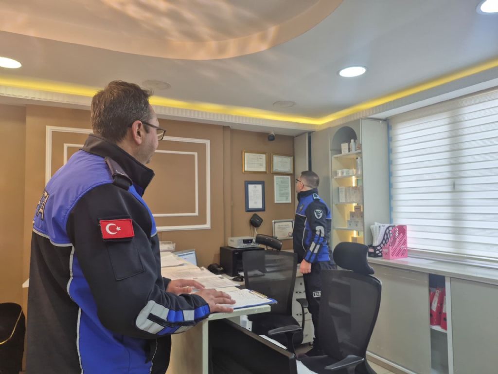 Zabıtadan güzellik salonlarına denetim