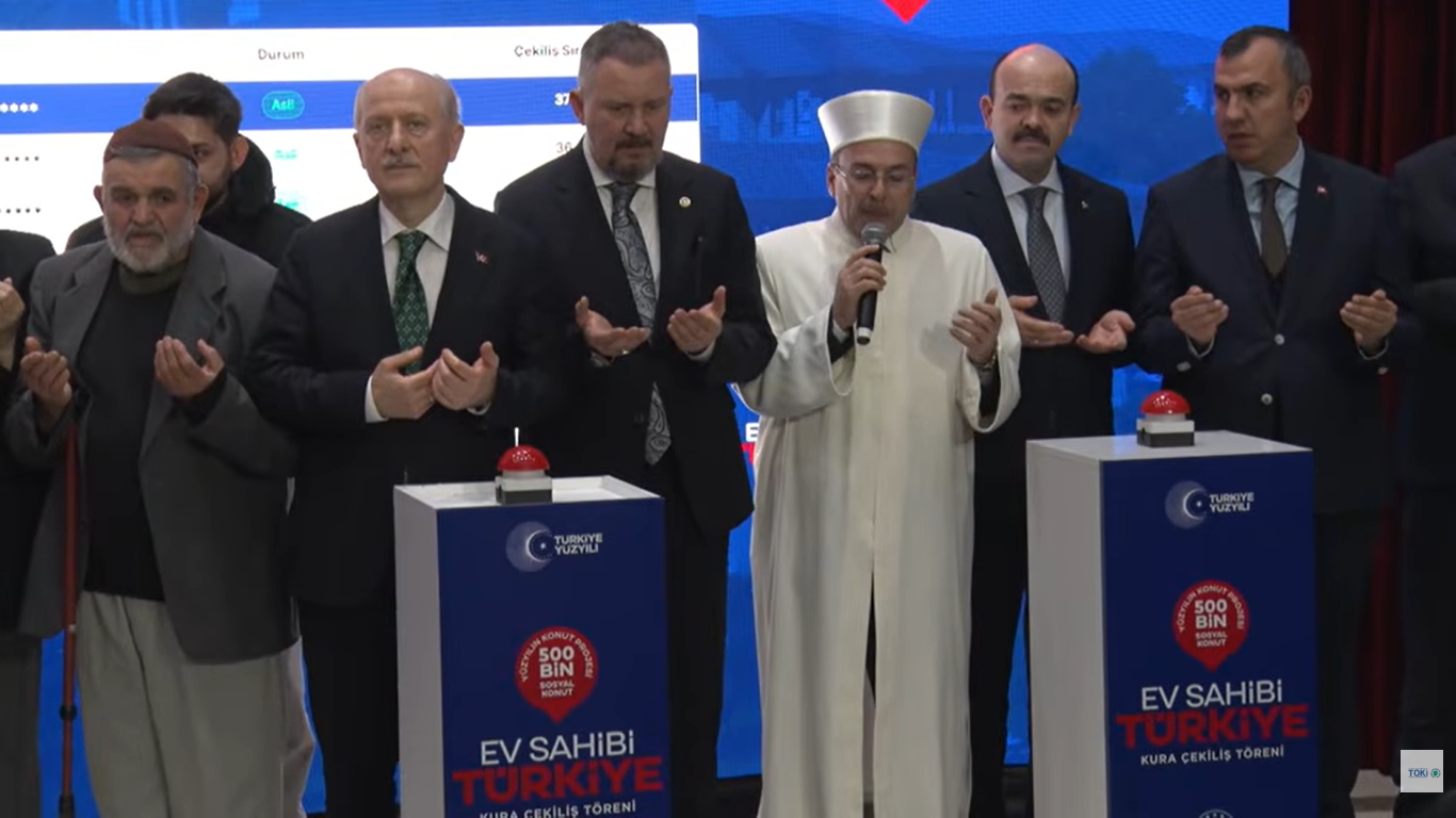 Tekirdağ’daki 6 bin 865 hak sahibi kurayla belirlendi