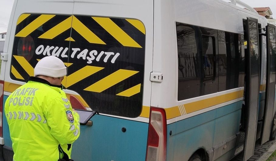 Okul servisleri denetlendi