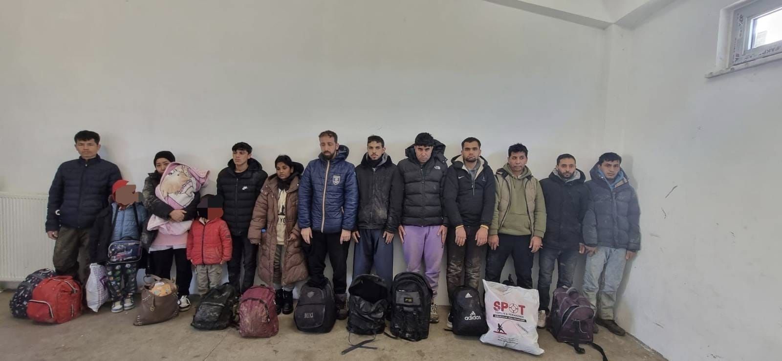 Edirne’de 14 kaçak göçmen yakalandı