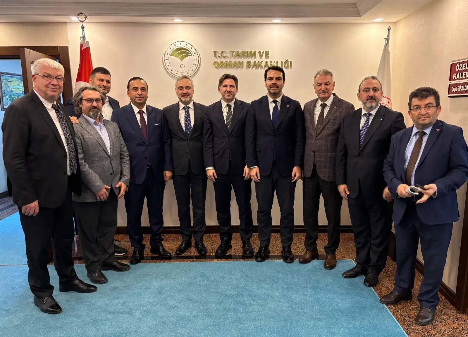 Trakya heyetinden Tarım ve Orman Bakanlığı’na ziyaret