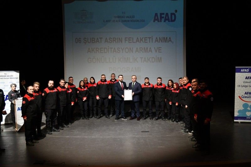 Arama Kurtarma Ekibine, armaları takıldı
