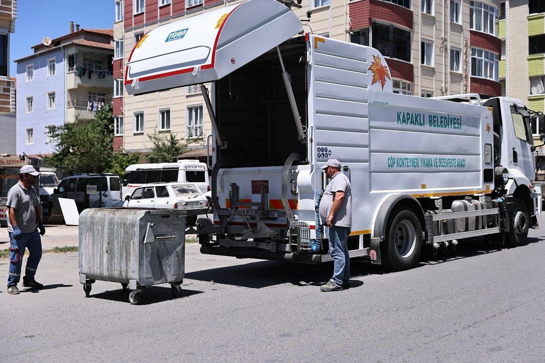 Kapaklı'da bir yılda 51 bin ton çöp toplandı