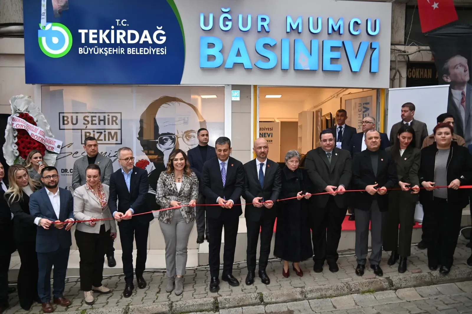 Uğur Mumcu Basınevi törenle açıldı