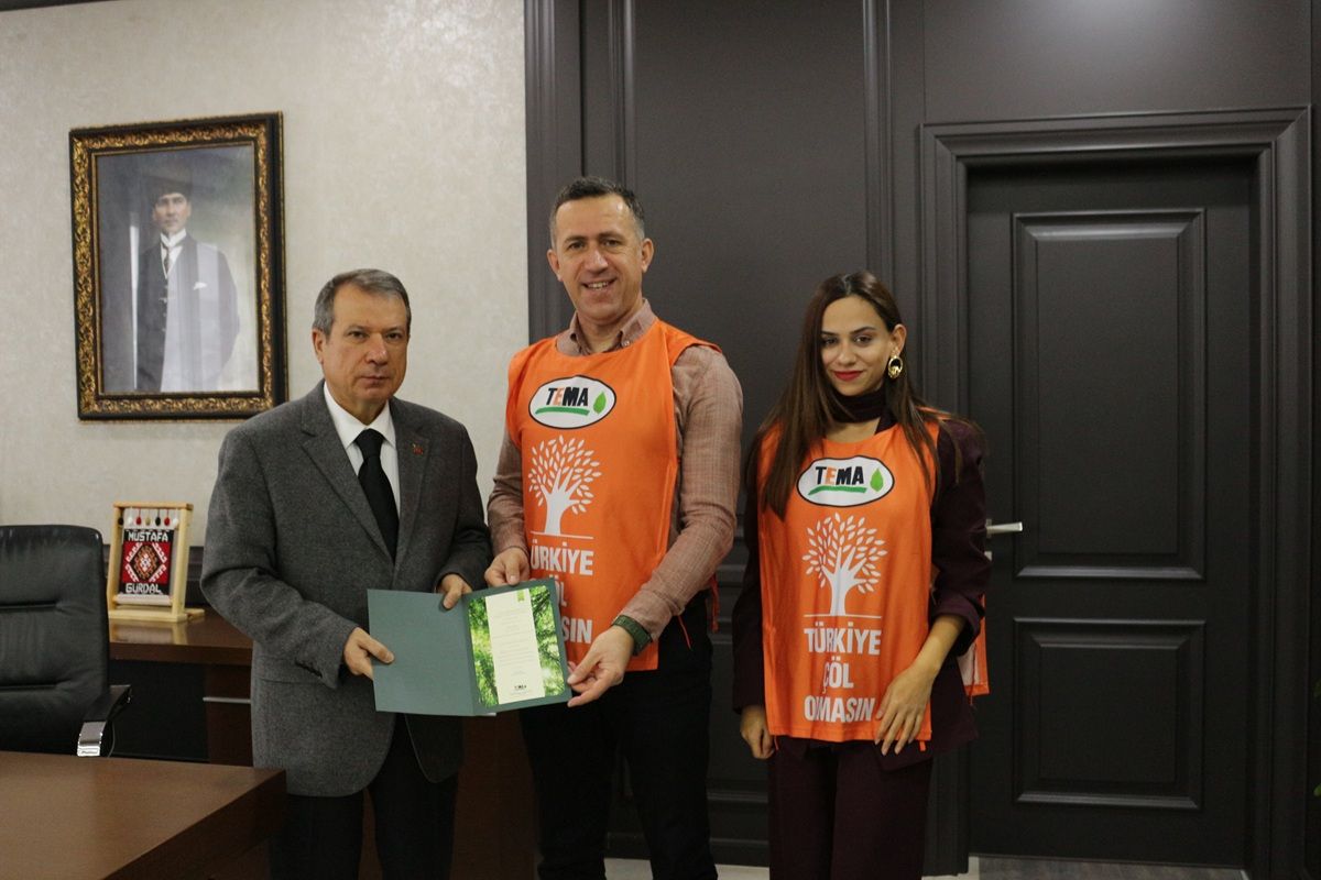 TEMA Vakfı’ndan Kaymakam Gürdal’a ziyaret