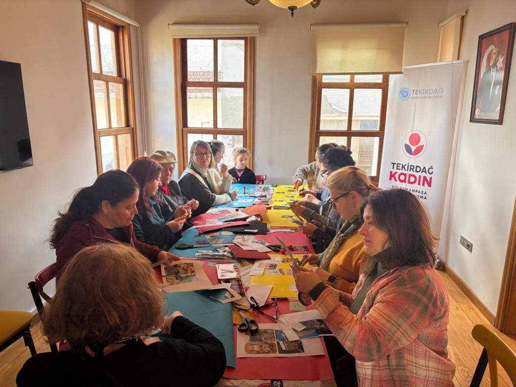 Kadınlar için Vizyon Pano Hazırlama Atölyesi düzenlendi