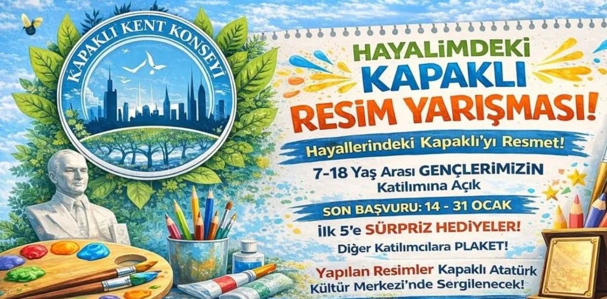 Gençler, hayallerindeki Kapaklı’yı resmedecek