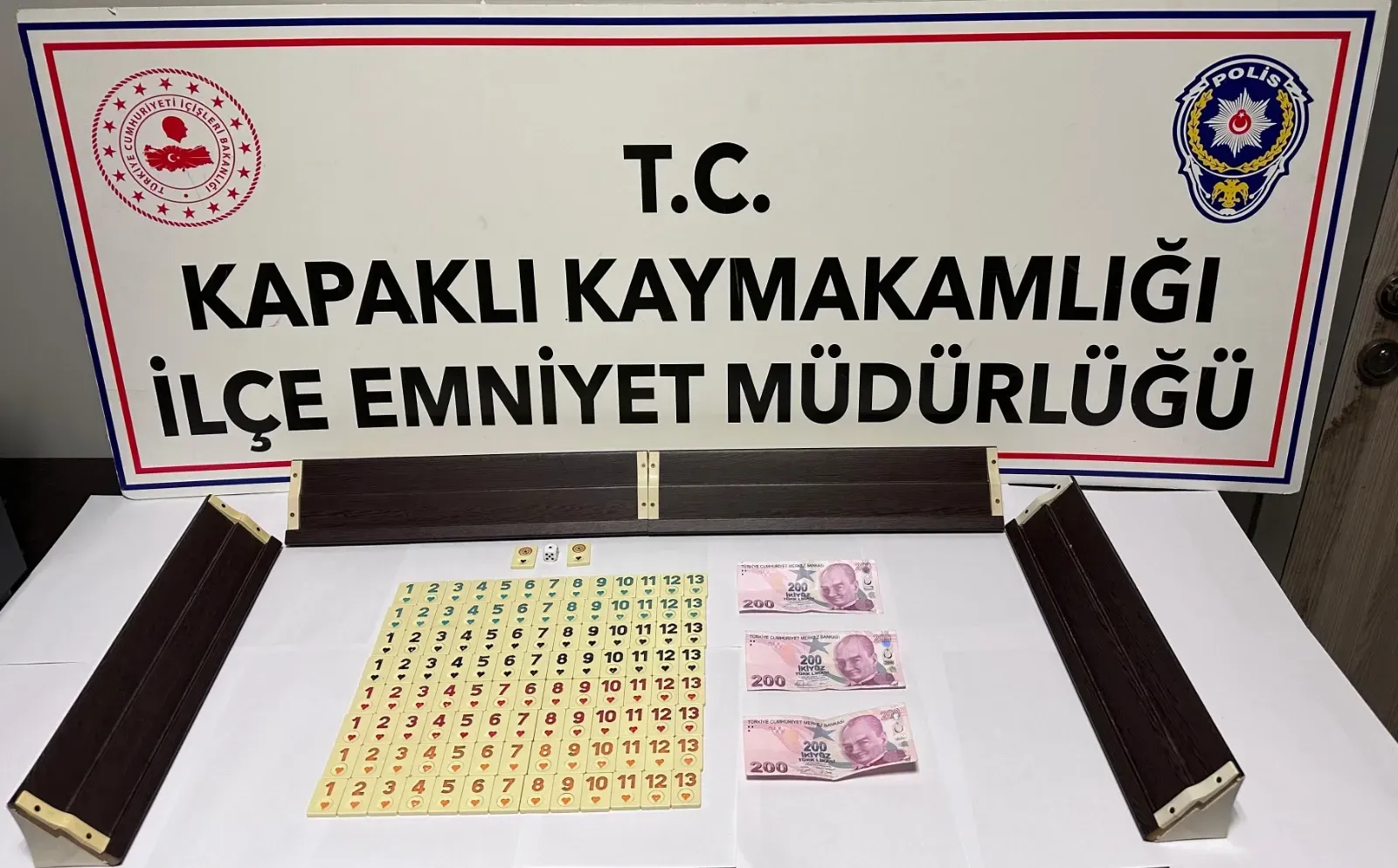 Kapaklı’da kumar operasyonu: Suçüstü yakalandılar