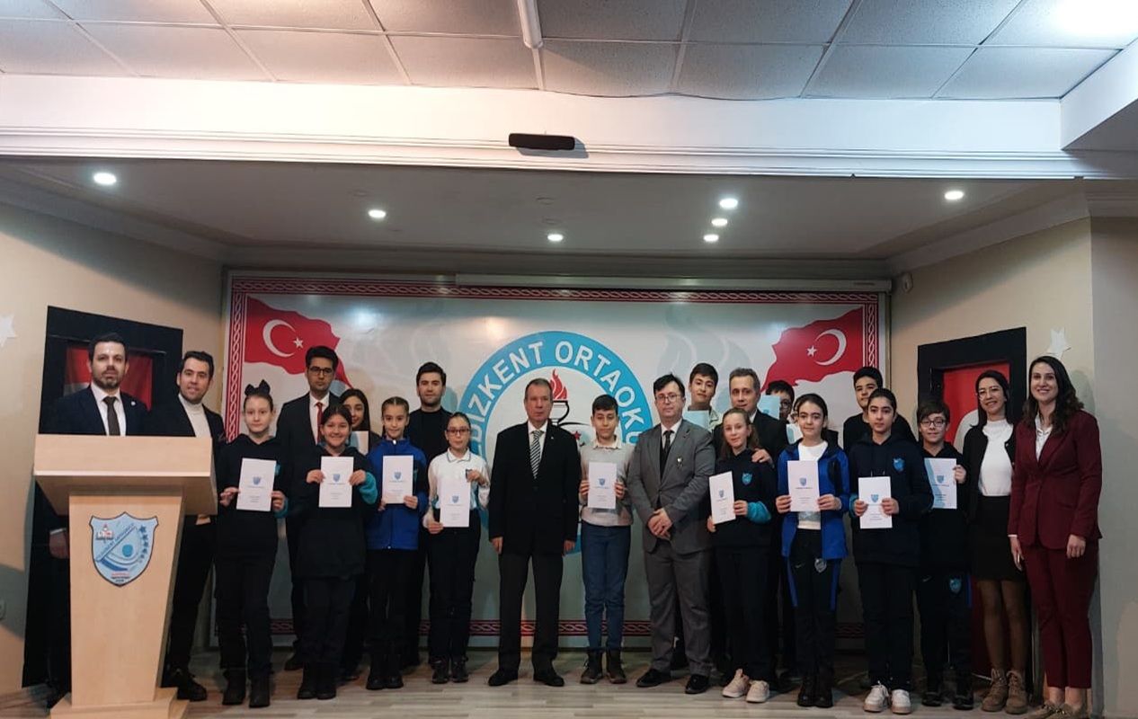 Yetkin Okul Projesi’nde dereceye giren öğrenciler ödüllendirildi