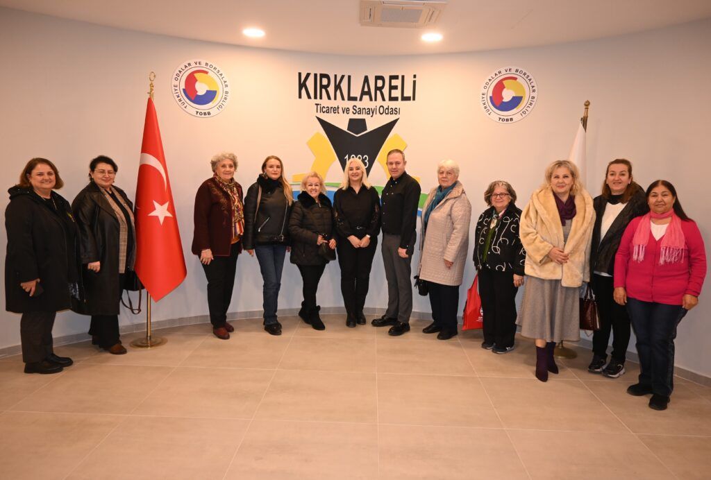 Türk Anneler Derneği Kırklareli Şubesi’nden Kırklareli TSO’ya ziyaret