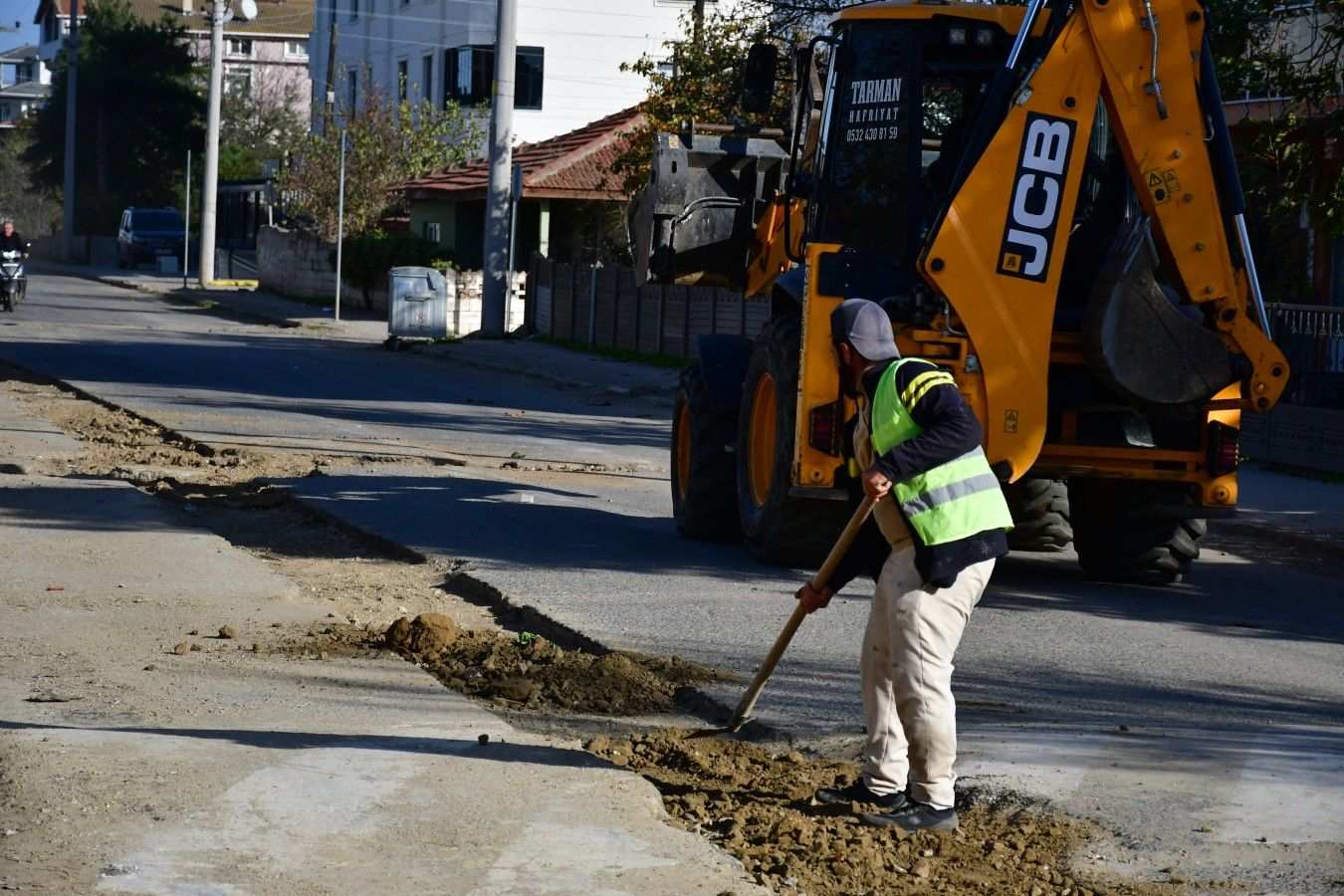 550 metre yağmur suyu hattı tamamlandı
