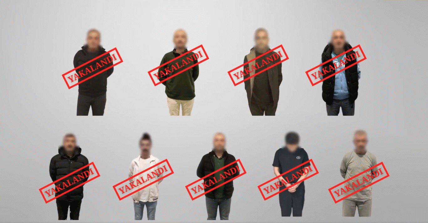Kırmızı bültenle ve ulusal seviyede aranan 9 suçlu Türkiye'ye getirildi