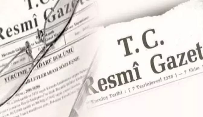 O karar Resmi Gazete’de yayımlandı