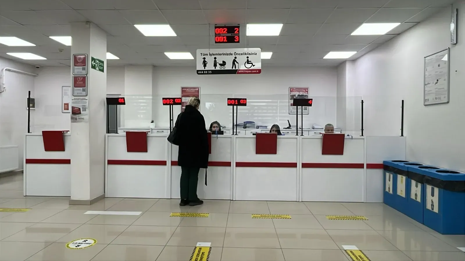 Özel koşullara sahip müşterilere öncelikli hizmet
