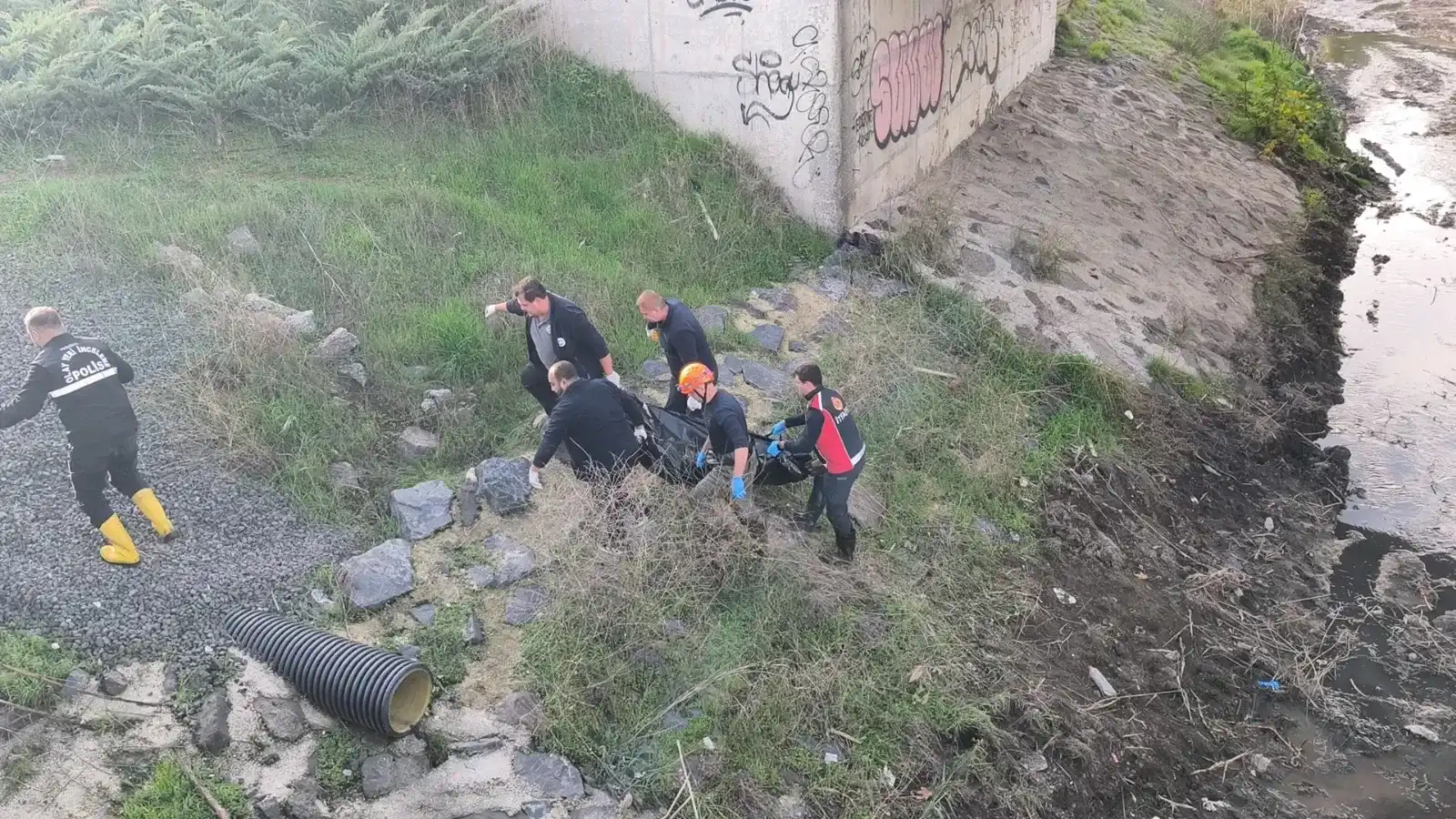 Dere yatağında cansız bedeni bulundu