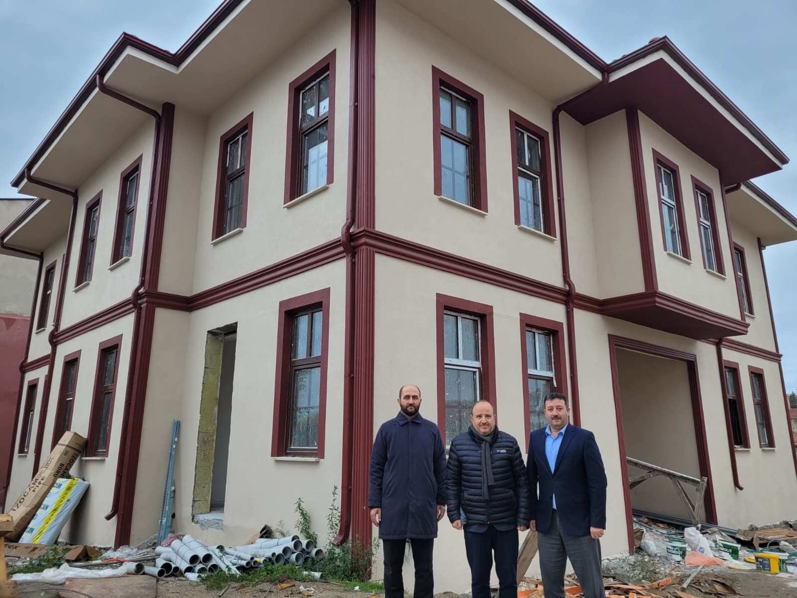 Müftülük Hizmet Binası inşaatında sona yaklaşıldı