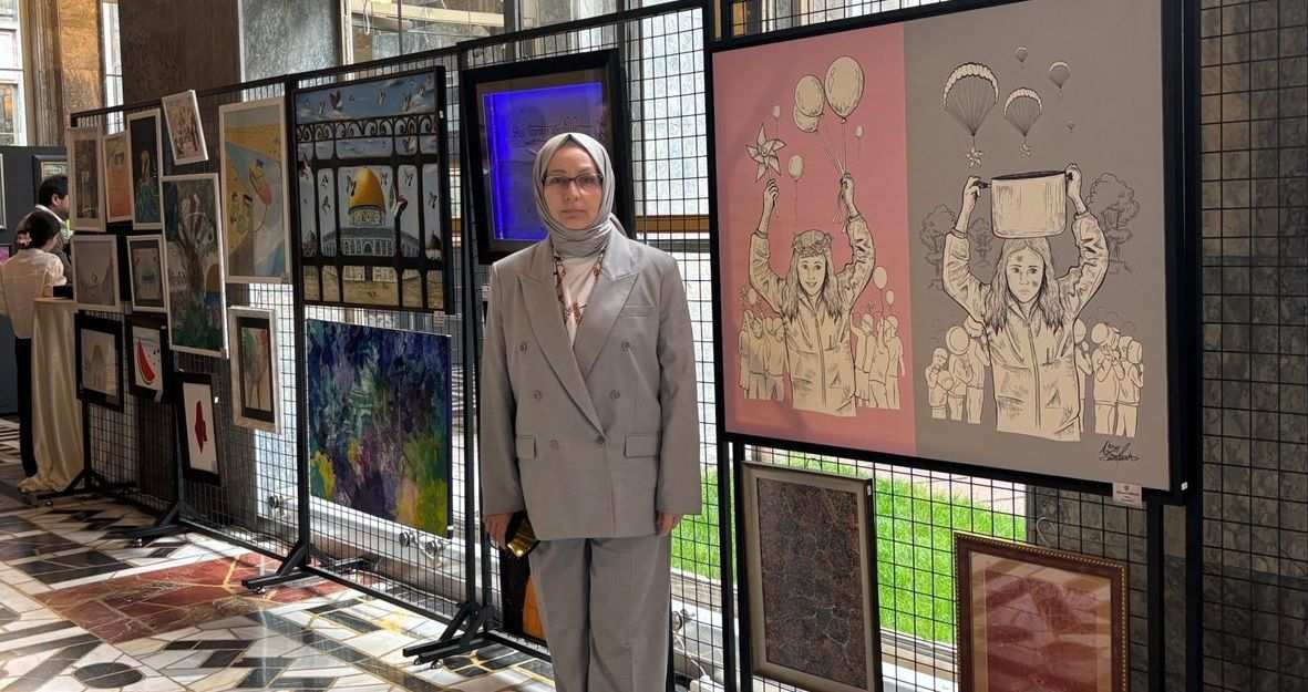Milletvekili Koncagül’den “Hilalin Işığında” sergisine ziyaret