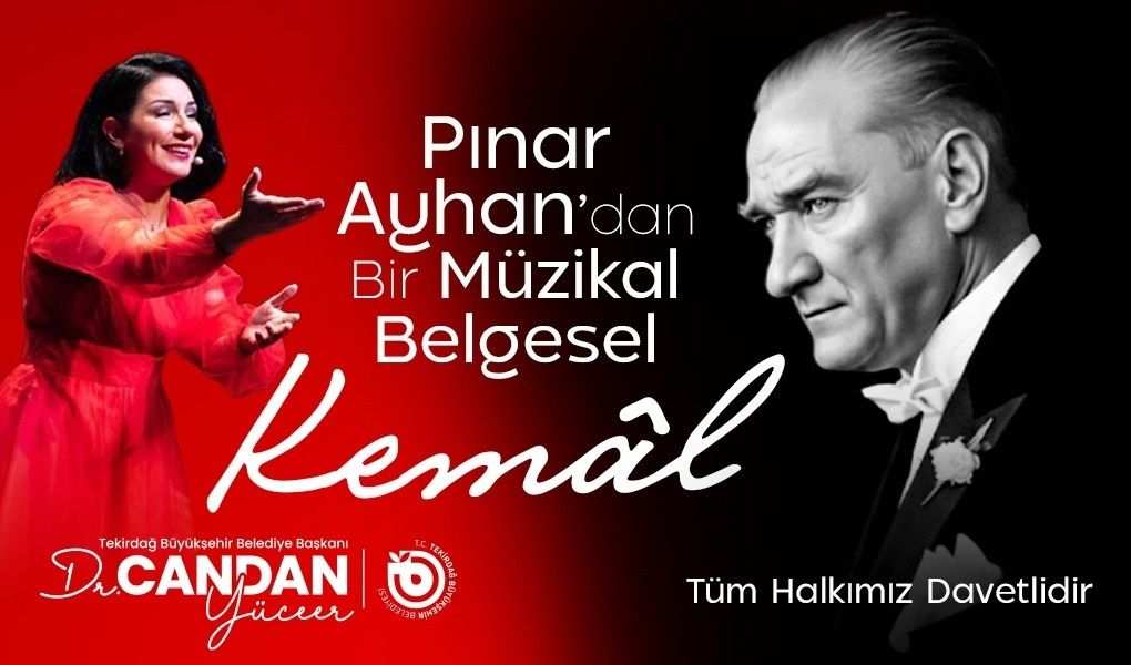 “Kemâl” müzikal belgeseli, Süleymanpaşa ve Çorlu’da sahnelenecek