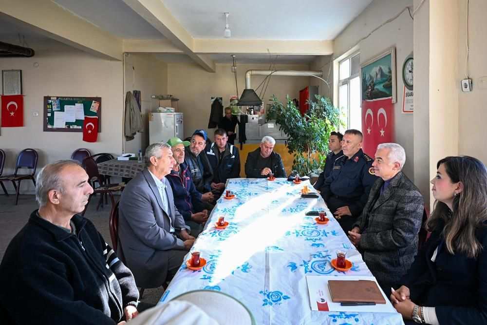 Vali Turan’dan merkez köylere ziyaret