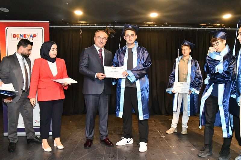 Deneyap Teknoloji Atölyeleri’nde mezuniyet coşkusu
