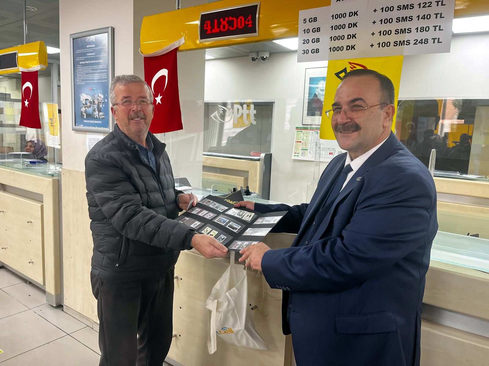 PTT’nin 185’inci kuruluş yıldönümünde, 185’inci müşteriye hediye