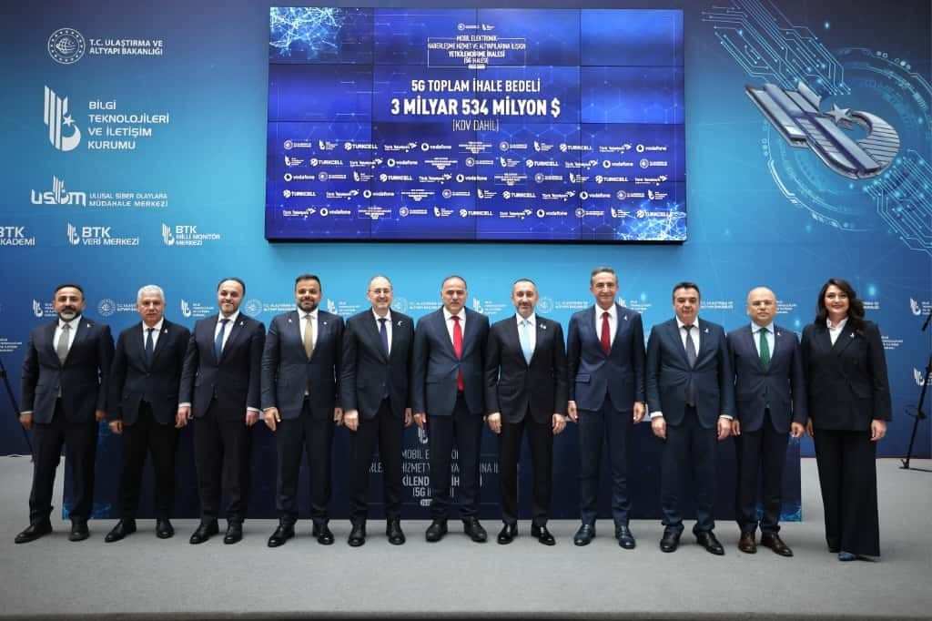 5G ihalesi yapıldı