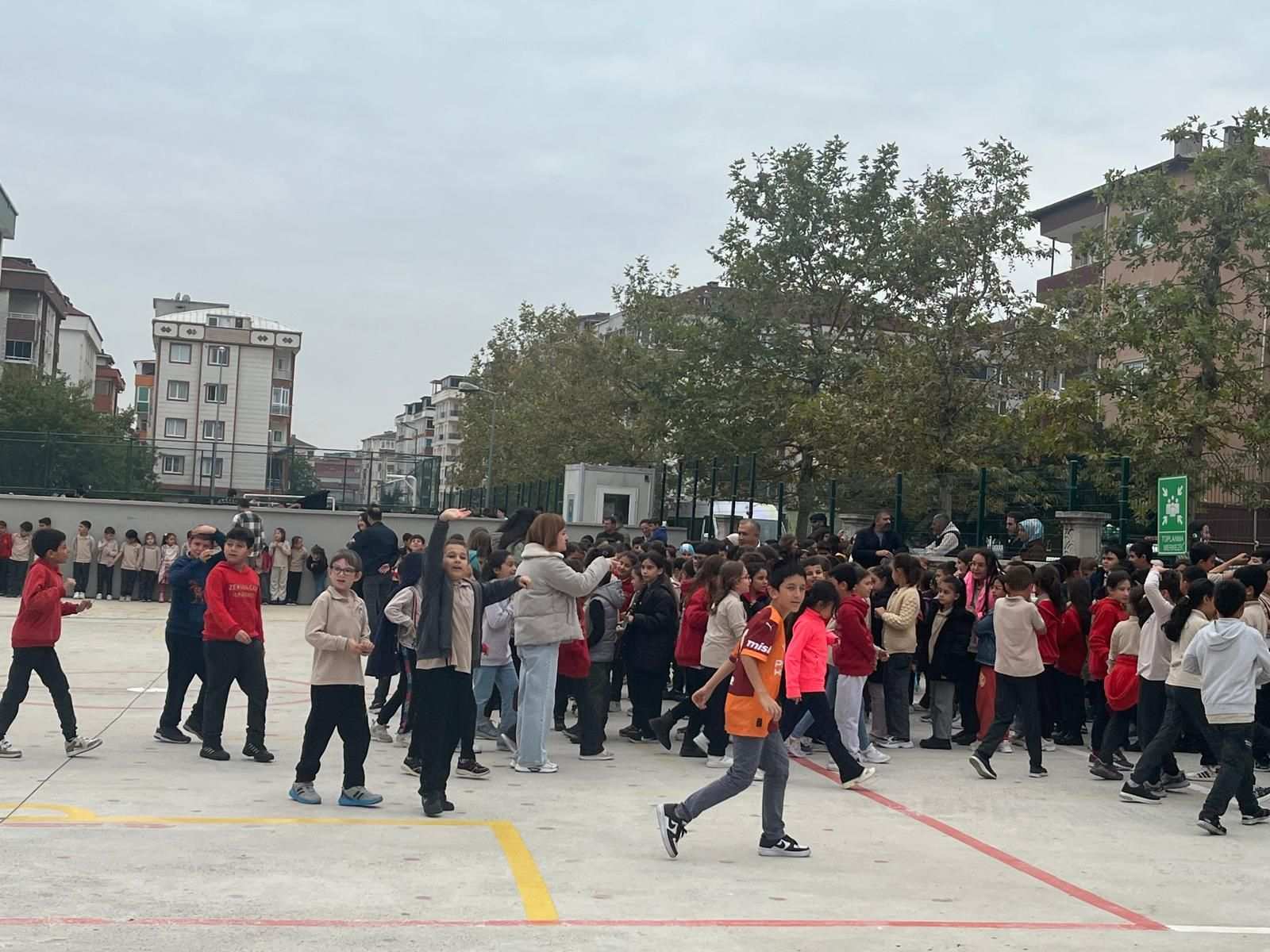 Okullarda eş zamanlı tatbikat