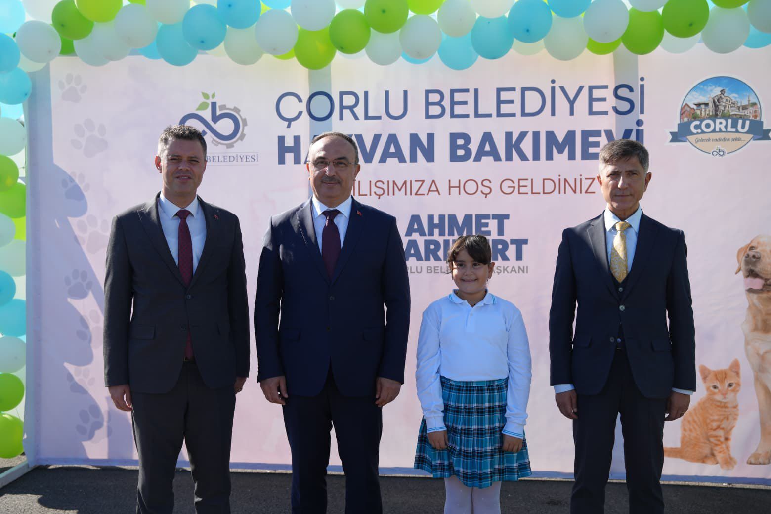 Çorlu Hayvan Bakımevi ve Mama Üretim Tesisi’nin açılışı yapıldı