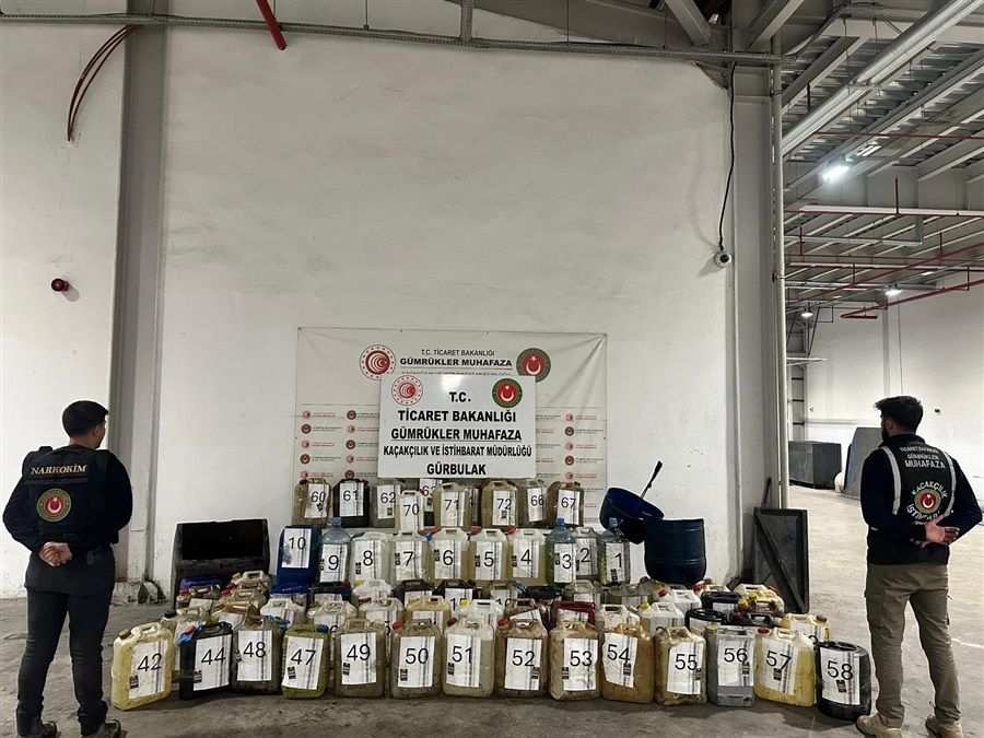 3 operasyonda 1.3 ton uyuşturucu madde yakalandı