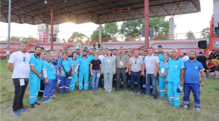 Kırkpınar boyunca 91 bin 800 kilogram atık toplandı