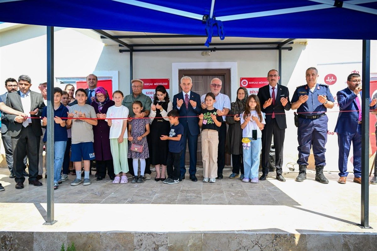 Kur’an Kursu ve Diyanet Okuma Salonu dualarla hizmete açıldı