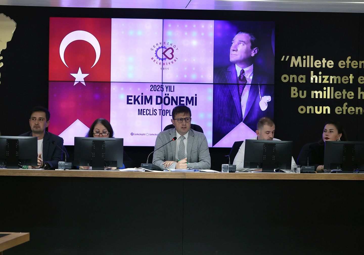 Çerkezköy Belediye Meclisi, Ekim Ayı Toplantısını yaptı