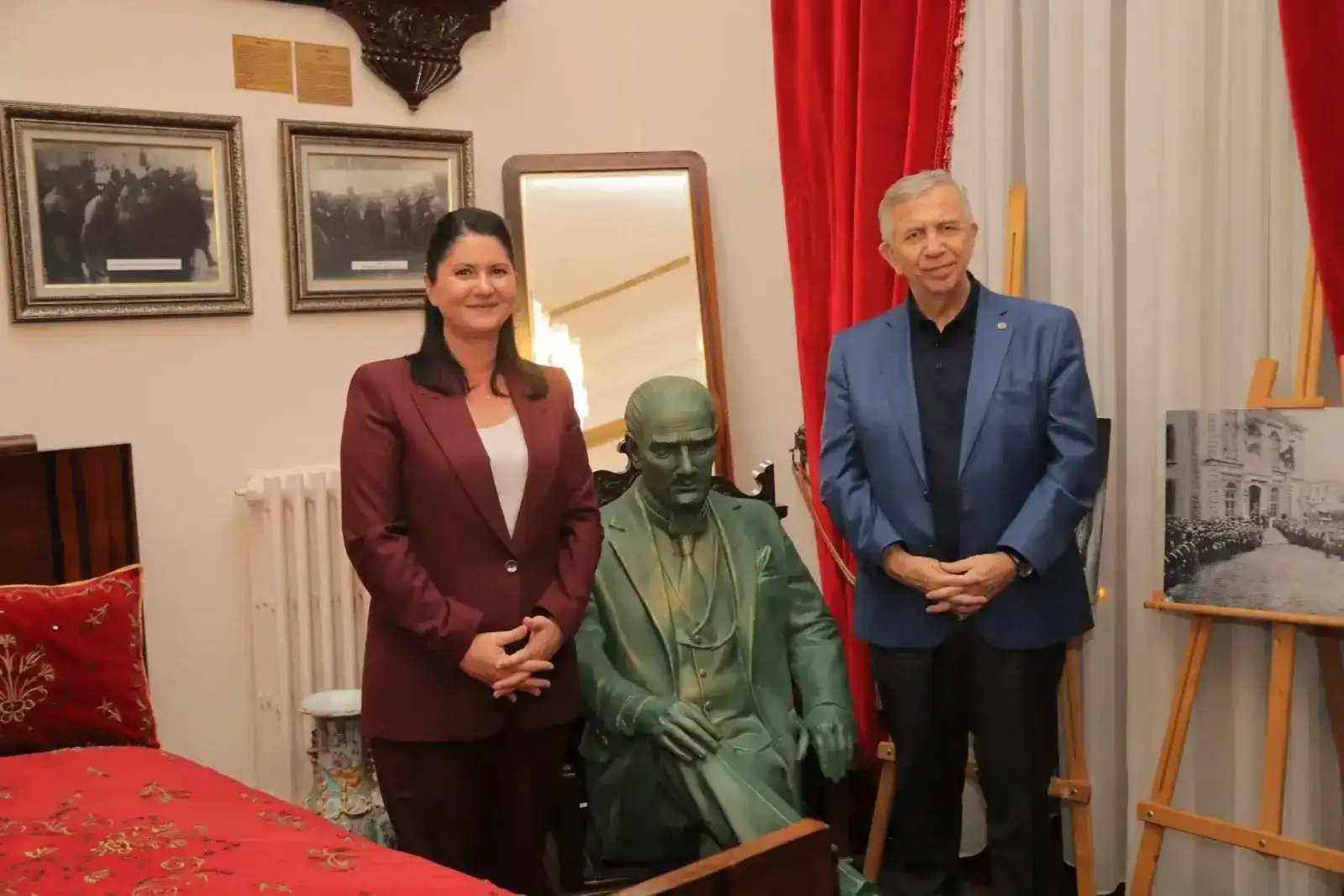 Mansur Yavaş, Filiz Gencan’la bir araya geldi
