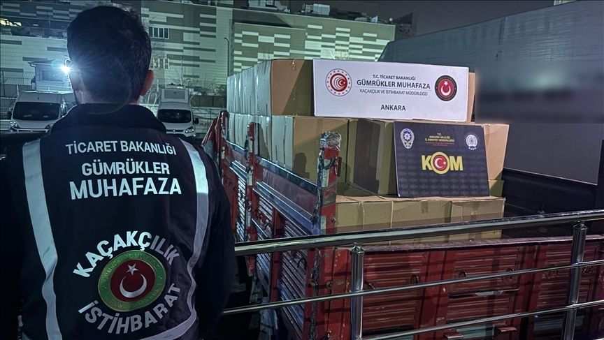 Gümrüklerde 9 ayda 74,8 milyar liralık kaçak eşya ele geçirildi