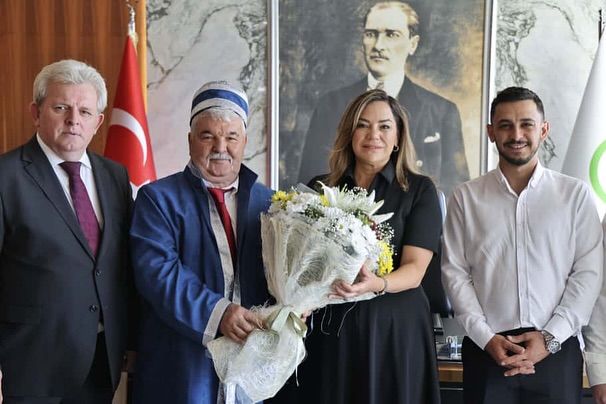 Yılın ahisi, kalfası ve çırağından Başkan Yüceer’e ziyaret