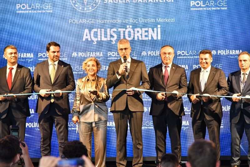 Polifarma Ar-Ge Hammadde ve İlaç Üretim Merkezi’nin açılışı yapıldı