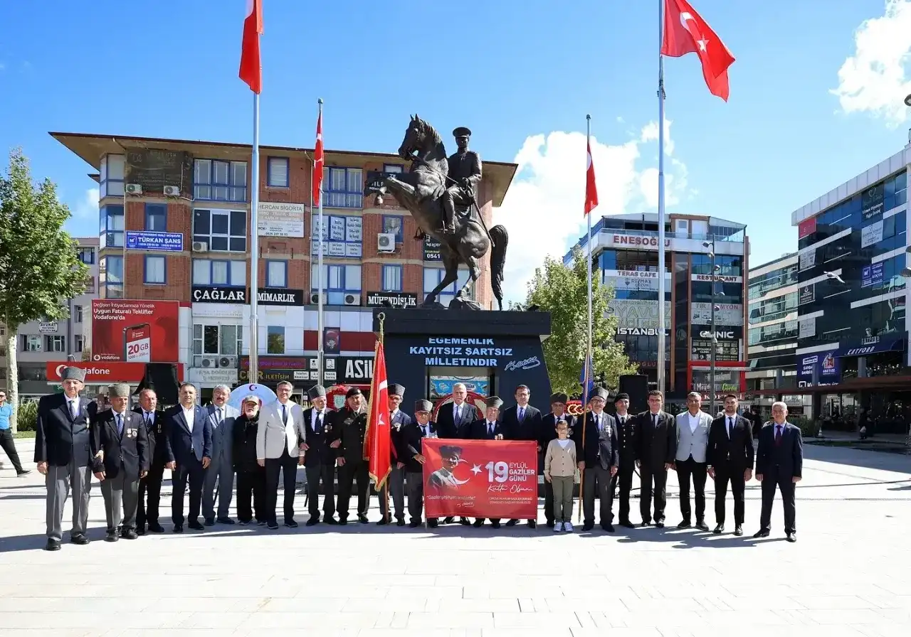 19 Eylül Gaziler Günü, Çerkezköy’de de kutlandı