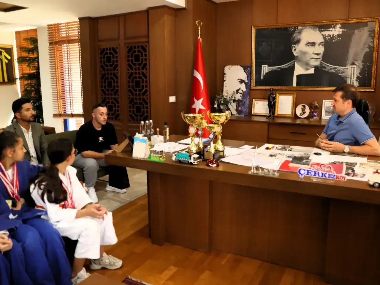 Başkan Akay, Judo Takımını ağırladı