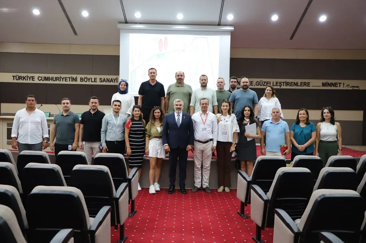 Katılımcı firmaların stant yerleri kurayla belirlendi