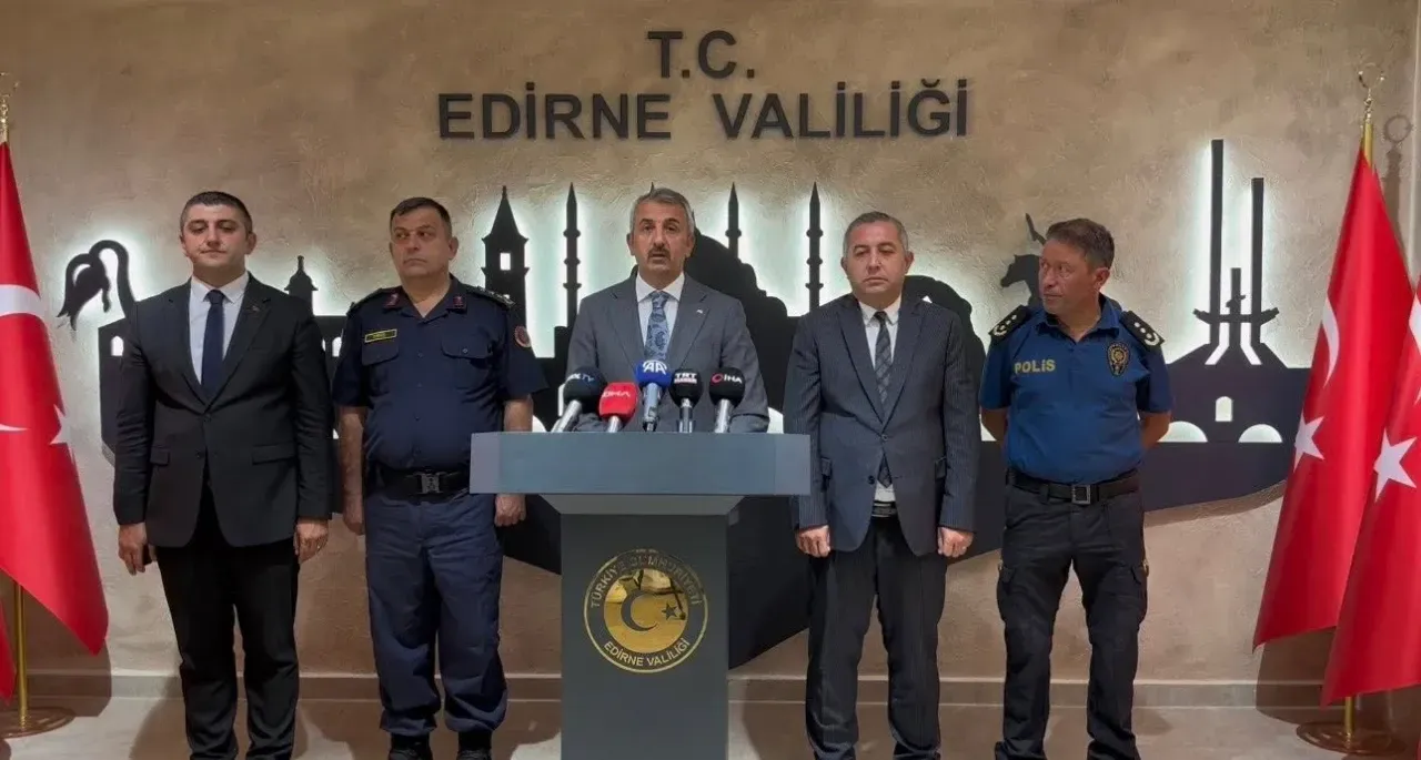 Vali Sezer, Edirne’nin 8 aylık asayiş raporunu açıkladı