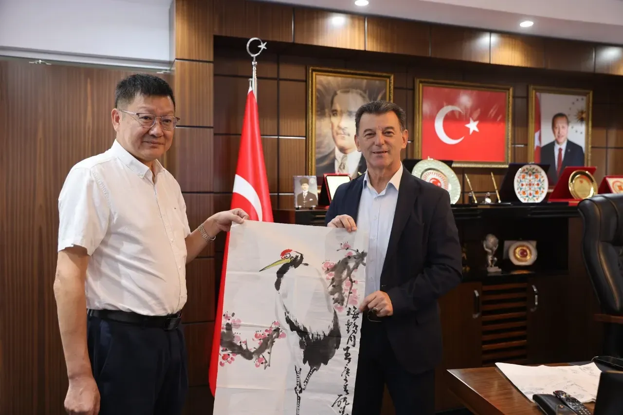 Başkan Çetin, Çin’den gelen iş insanlarını ağırladı