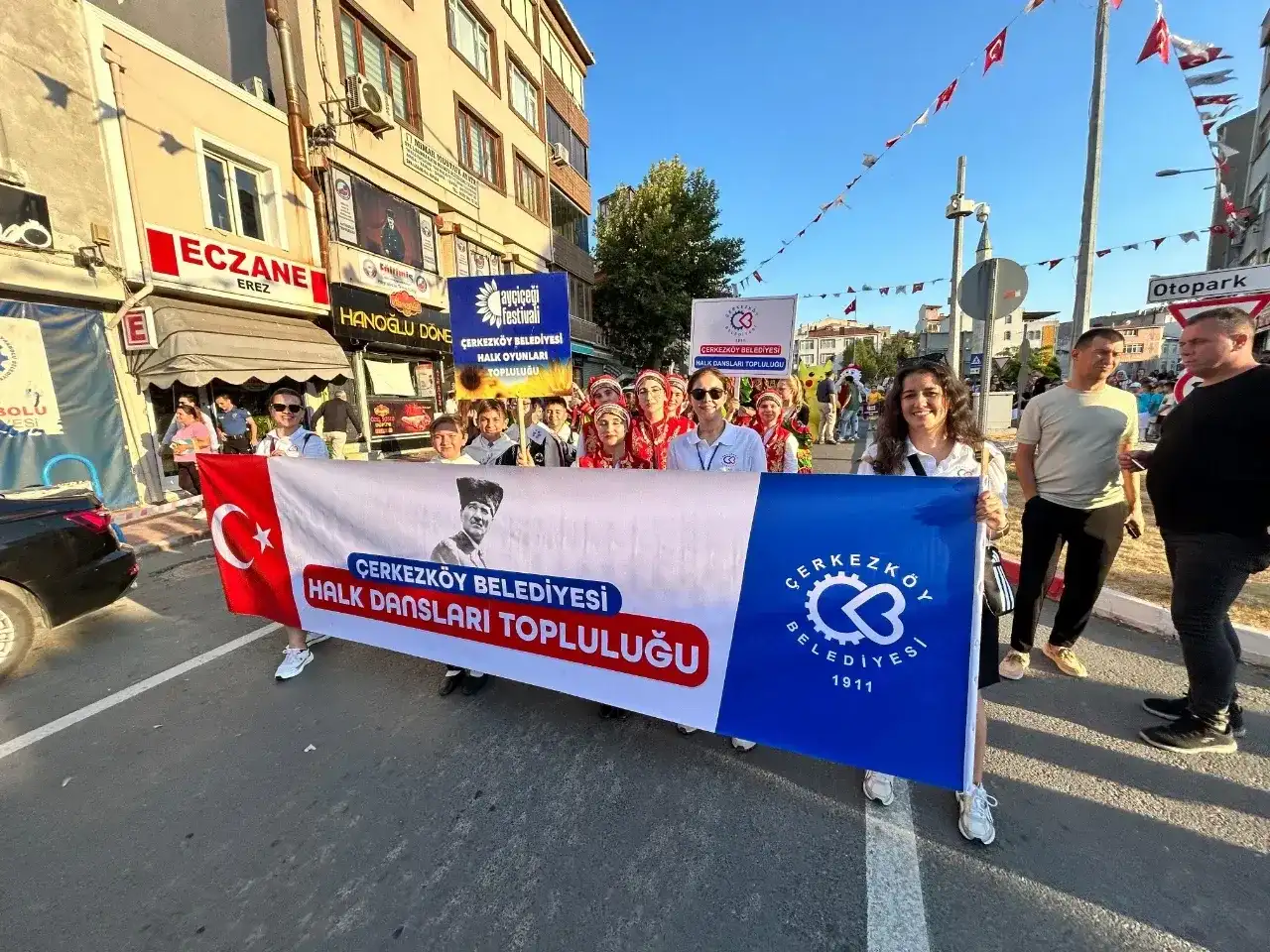 Ayçiçeği Festivali’nde Çerkezköy rüzgarı esti