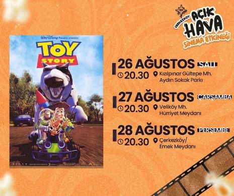 Açık Hava Sinema Etkinliği başlıyor