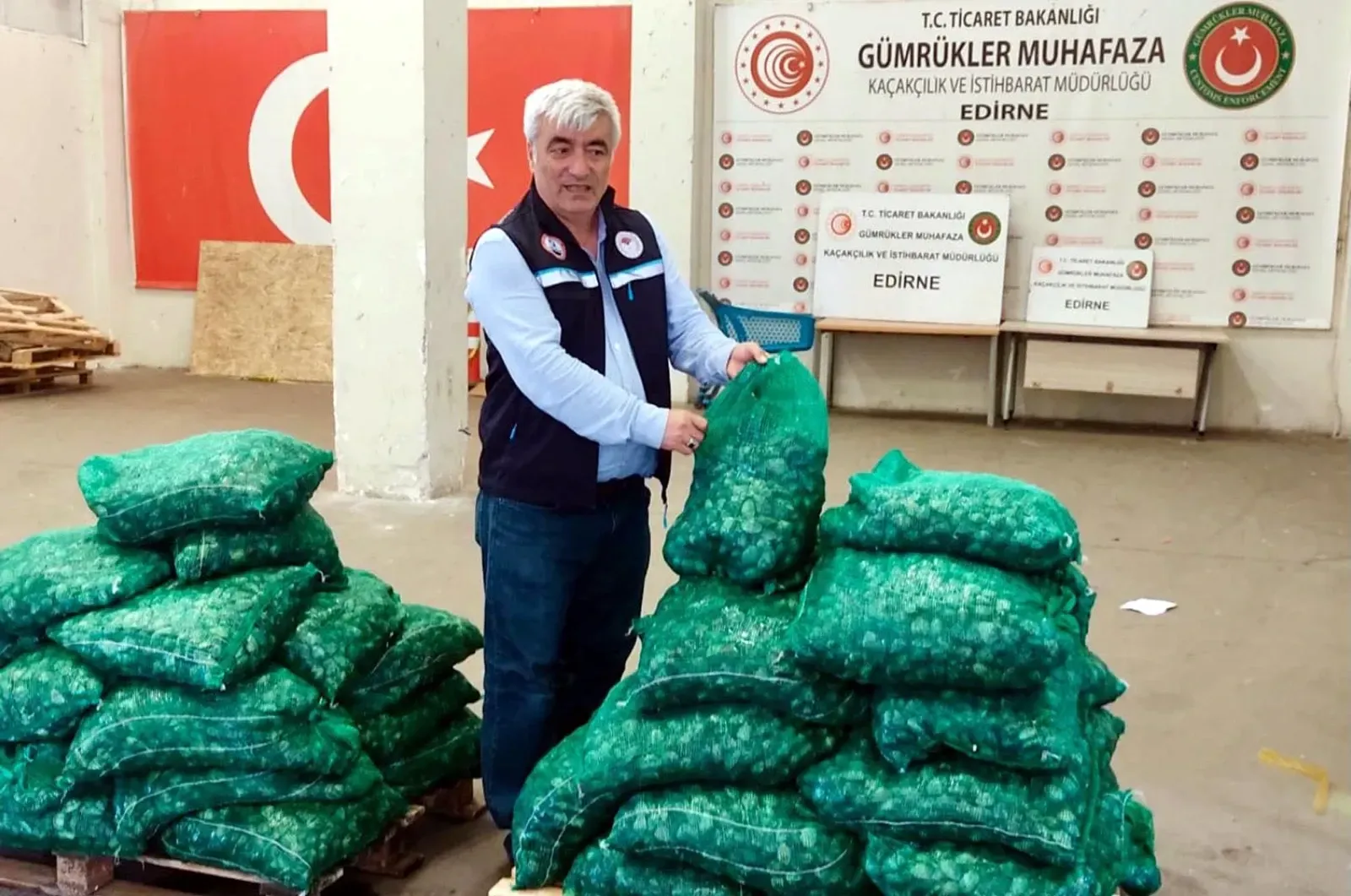 760 kilo kum midyesi ele geçirildi