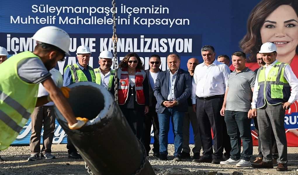 Süleymanpaşa’nın içme suyu ve kanalizasyon hatları baştan sona yenilenecek