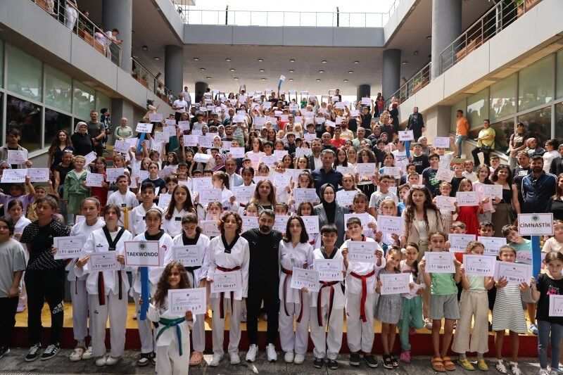 Yaz Spor Kursları sona erdi