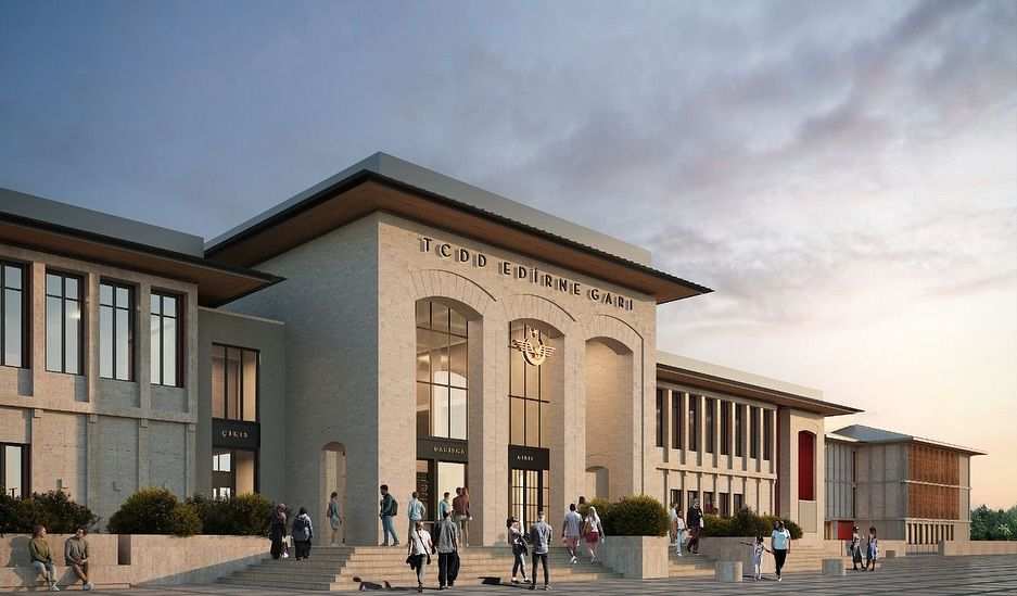 Tarihi Edirne Gar Binası yeniden inşa edilecek